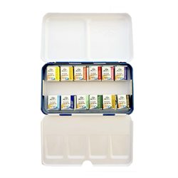 Acuarelas Phoenix Caja Metal x12 Colores