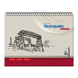Block de Dibujo Quinquela 22 x 29 cm 50 Hojas 120g. Santiago Aloy S.A.