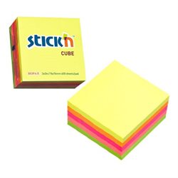Block de Notas Adhesivas Stick`N 76x76mm Flúo 5 Colores. Santiago Aloy S.A.
