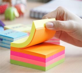 Block de Notas Adhesivas Stick`N 76x76mm Flúo 5 Colores