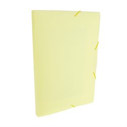 Carpeta c/Elástico Dello Lomo 3cm Oficio Pastel