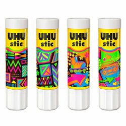 Goma UHU Stic Neon 21g Display x12