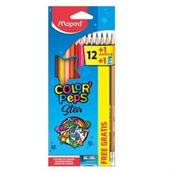 Lápices Maped Color´Peps x12 c/Sacapuntas + Lápiz. Santiago Aloy S.A.