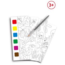 Libro para Colorear con Acuarelas y Pincel Teoría