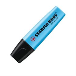 Resaltador Stabilo Boss Azul. Santiago Aloy S.A.