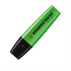 Resaltador Stabilo Boss Verde. Santiago Aloy S.A.