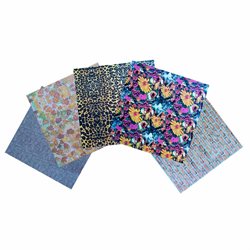 Papel Maqueta 10x10 cm 18 hojas Doble Faz
