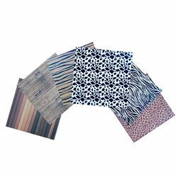 Papel Maqueta 10x10 cm 18 hojas Doble Faz