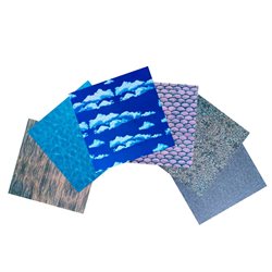 Papel Maqueta 10x10 cm 18 hojas Doble Faz