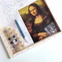 Paint by Numbers Teoria+ Mona Lisa - Da Vinci