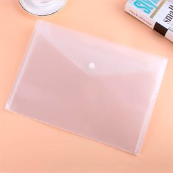 Sobre en PVC A4 con Broche Transparente