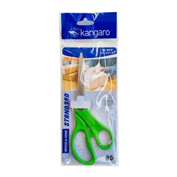 Tijera de Acero 21 cm Ambidiestra Kangaro