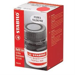 Tinta para Marcador Pizarra Stabilo Rojo. Santiago Aloy S.A.